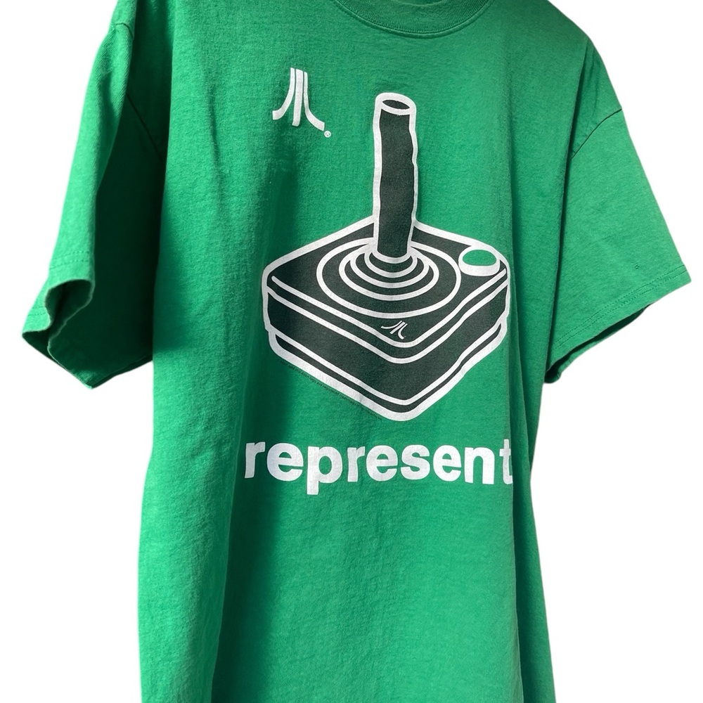 Vintage Atari Represent. SSTshirt size large,Gaming,gamer,Y2K